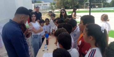 Çatalköy’de üniversitelilerden ilham veren eğitim desteği
