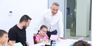 Çocuklar bu kez babalarıyla mutfağa girdi