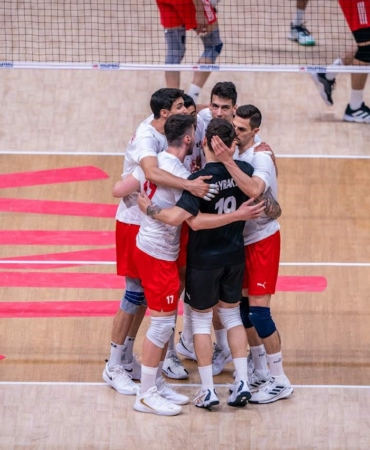 A Milli Erkek Voleybol Takımı, Milletler Ligi’ndeki ilk galibiyetini aldı