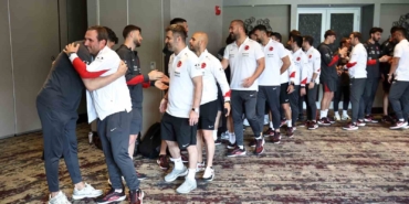 A Milli Takım’da bayramlaşma töreni yapıldı