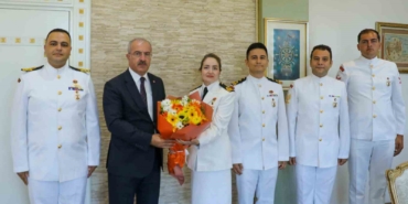 Sahil Güvenlik Komutanlığı’ndan Vali Toraman’a ziyaret