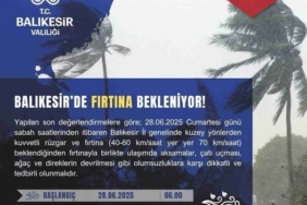 Meteoroloji’den Balıkesir’e fırtına uyarısı