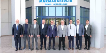 Başkan Şadi Özdemir’den Marmarabirlik’e hayırlı olsun ziyareti