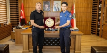 Başkomiser Özen’e veda töreni