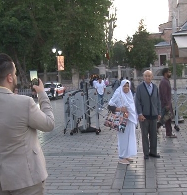 Vatandaşlar Kurban Bayramı namazını Ayasofya’da kıldı