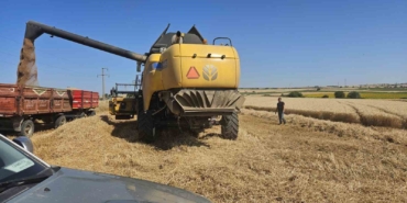 Keşan’da hasat halindeki tüm biçerdöver ve balya makineleri kontrol ediliyor