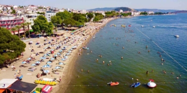 Erdek, bayram ile birlikte yaz sezonunu açtı