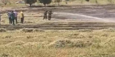 Bilecik’te anız yangını söndürüldü