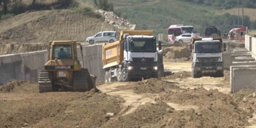 Yalova’da çöken hastane yolunun yapımında sona yaklaşıldı