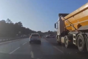 Arnavutköy - Sultangazi yolunda kontrolden çıkan araç kaza yaptı