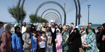 Arnavutköy Karaburun’da meydan açıldı, Millet Bahçesi’nin 3. Etabın temeli atıldı