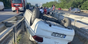Balıkesir-Bursa kara yolunda trafik kazası: 2 yaralı