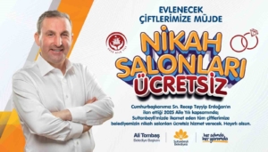 Sultanbeyli Belediyesi Nikah Salonları artık ücretsiz