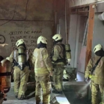 Güngören’de tekstil malzemesi üretimi yapan firmada korkutan yangın