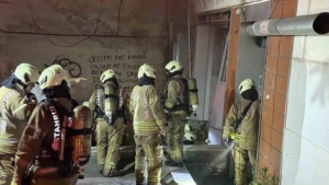 Güngören’de tekstil malzemesi üretimi yapan firmada korkutan yangın