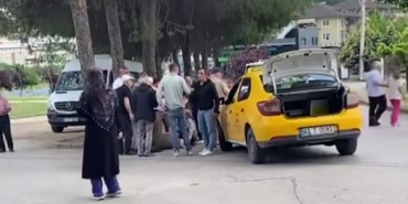 Taksinin çarptığı yaya yaralandı