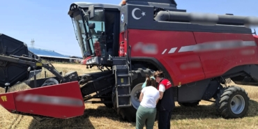 Kırklareli’nde arpa ve buğday hasat kontrolleri sürüyor