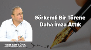 HALİT SOYTÜRK KÖŞE YAZISI