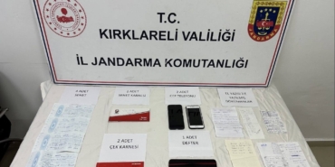 Kırklareli’nde tefecilik operasyonu: 1 gözaltı