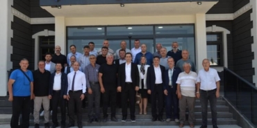 Söğüt muhtarlarından Kaymakam Tuncer’e veda yemeği