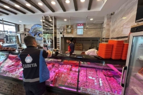 Zabıtadan kasap ve sakatatçılara denetim