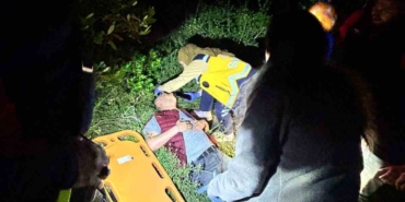 Ormanlık alanda kaybolan genç yarı baygın halde bulundu