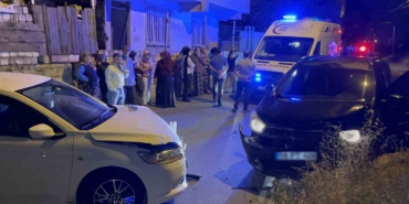 Alkollü sürücü park halindeki araca çarptı