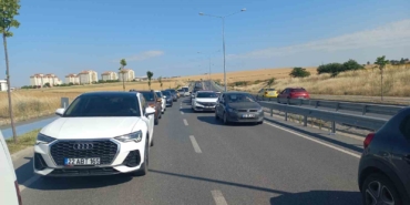 Edirne’de TYT öncesi trafik yoğunluğu