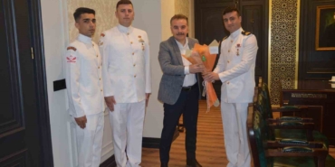 Sahil Güvenlik Komutanlığı’ndan Kaymakam Odabaş’a kutlama ziyareti