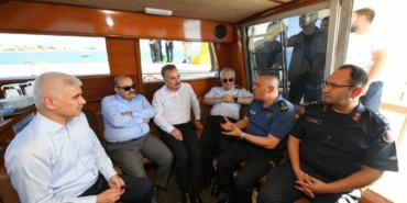 Edremit’te Vali’den ‘Polis Botu’nda inceleme