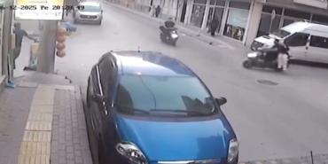 Bursa’da iki motosiklet çarpıştı: Kaza anı kamerada