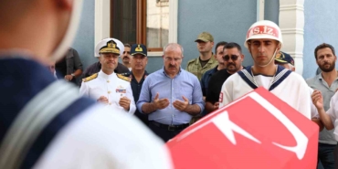 Çanakkale’de Kıbrıs Gazisi Mustafa Canbaz son yolculuğuna uğurlandı