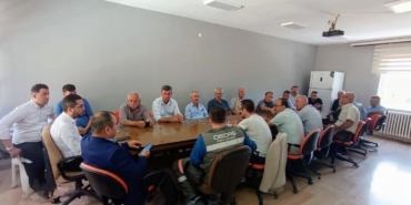Hasat öncesi üreticilere bilgilendirme toplantısı