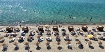 Gurbetçiler, Bulgar ve Yunan tatilciler Saros’ta tatil yapıyor