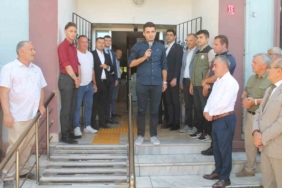 Kaymakam Emre Yeşil Manyas’a veda etti