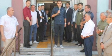 Kaymakam Emre Yeşil Manyas’a veda etti