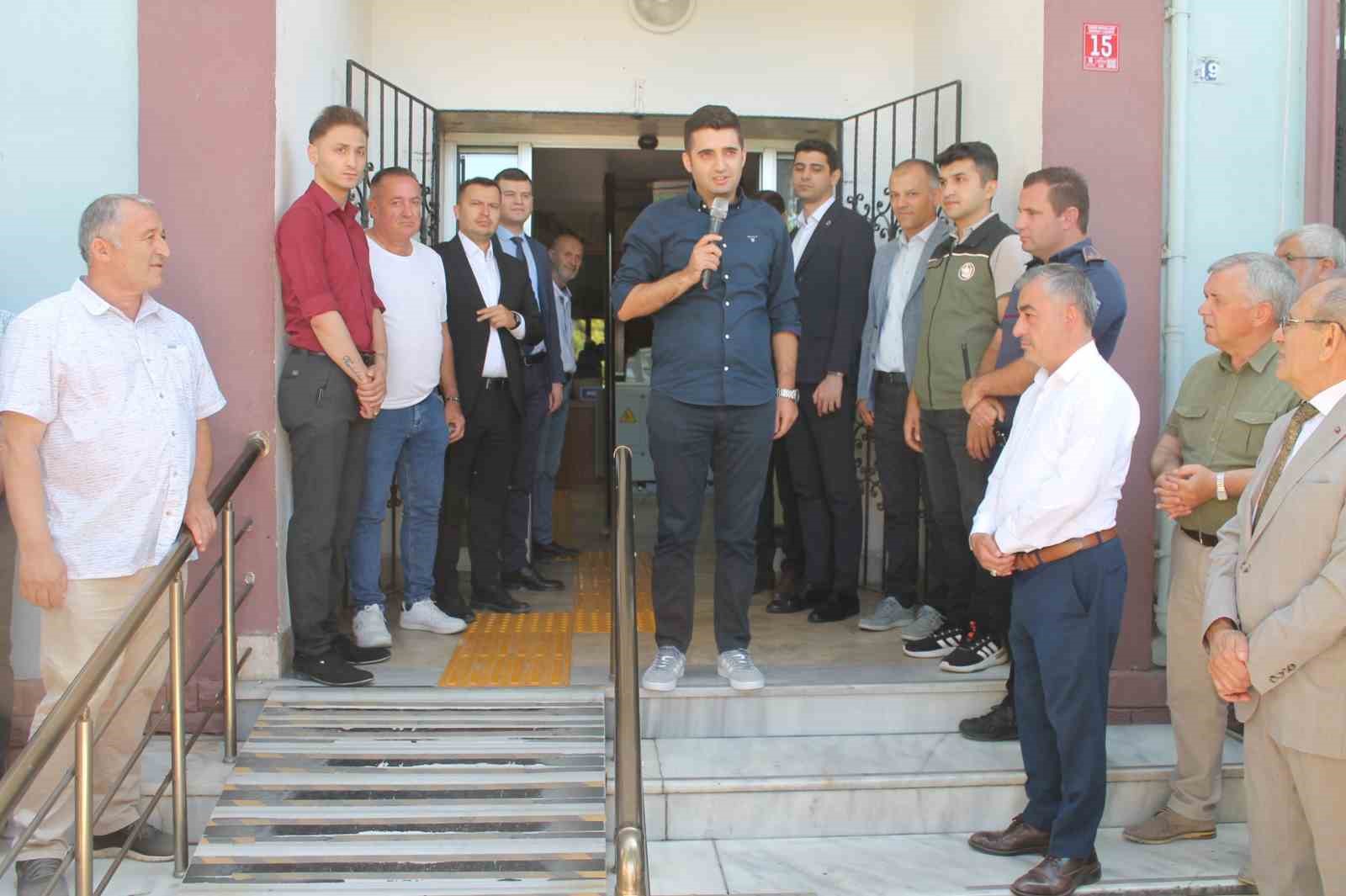 Kaymakam Emre Yeşil Manyas’a veda etti