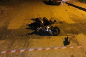 Feci kazada acı detay: Kaskını oğluna takmış