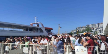 Bayramın son gününde Adalar İskelesi’nde yoğunluk oluştu