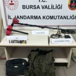 Bursa’da defineci operasyonu