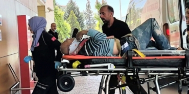 İnşaatın 2. katından düşen işçi ağır yaralandı, çocuklarını sayıkladı