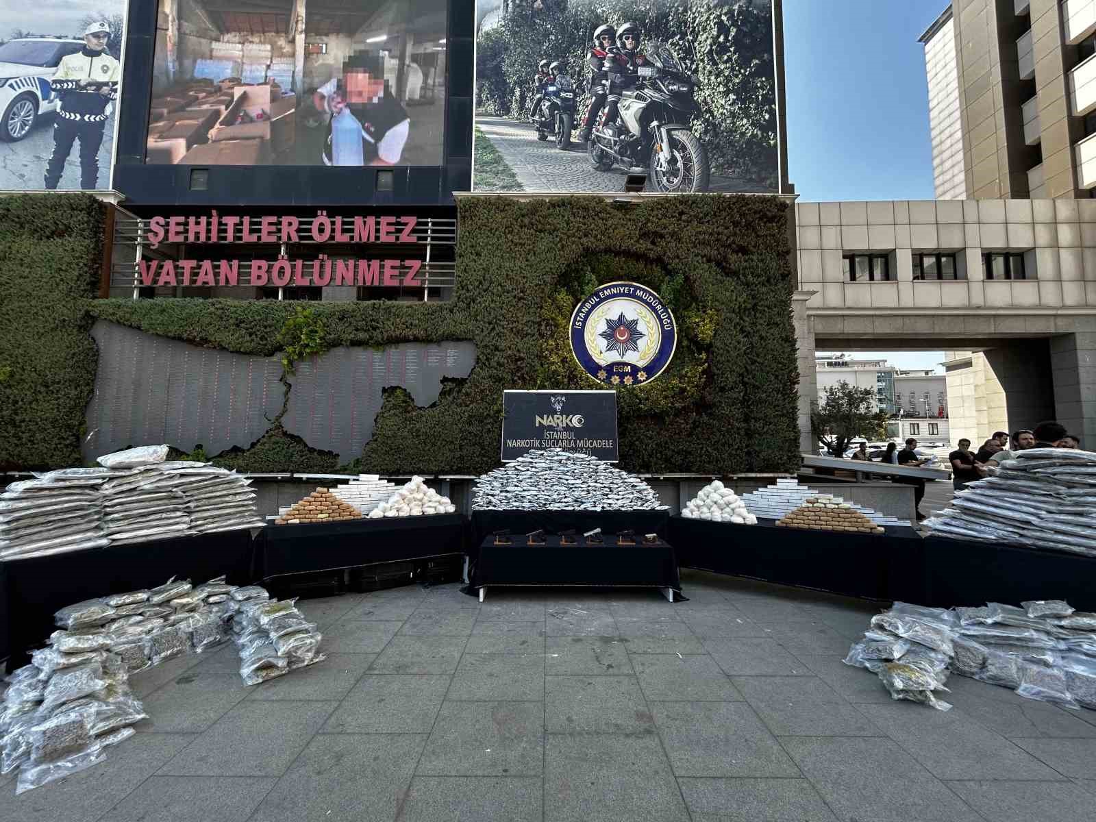 İstanbul merkezli 6 ilde Narkotik Operasyonu: 548 kilogram uyuşturucu madde ele geçirildi