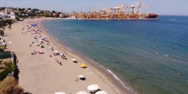 Tekirdağ’da bayramda plajlar doldu taştı