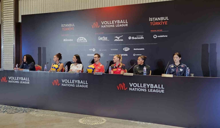 FIVB Kadınlar Milletler Ligi’nin İstanbul etabının basın toplantısı yapıldı