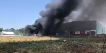 Çanakkale’de plastik fabrikasında yangın
