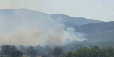 Balıkesir’de meralık alanda yangın