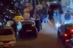 İki grup birbirine girdi, ortalık savaş alanına döndü