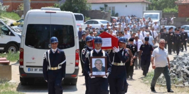 Kıbrıs gazisi İsmail Mardin, Edirne’de son yolculuğuna uğurlandı