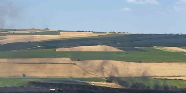 Tekirdağ’da 150 dönümde ekili buğday küle döndü