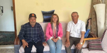 Başkan Tekin, Kıbrıs Gazisine moral oldu